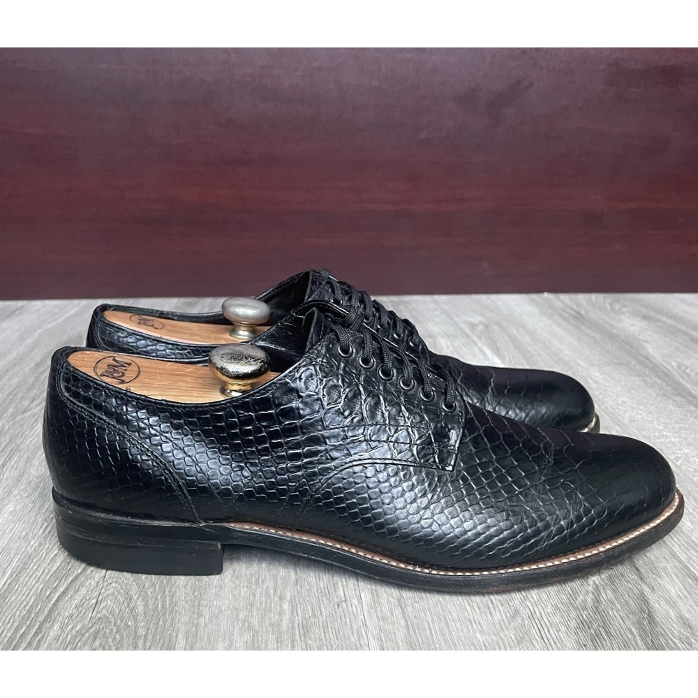 Stacy Adams Men's Madison Oxford Anaconda Print Shoes Size 9D - Picture 3 of 11
